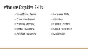 1-Cognitive skills